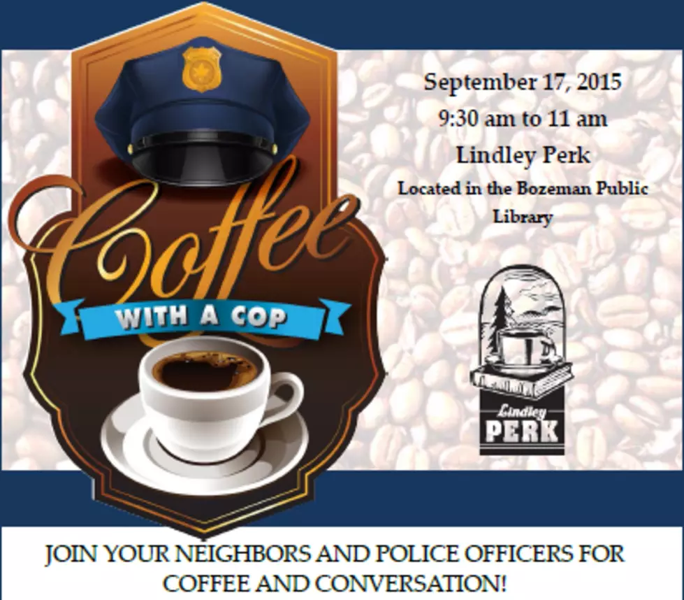 Enjoy Coffee With A Cop on Thursday, September 17