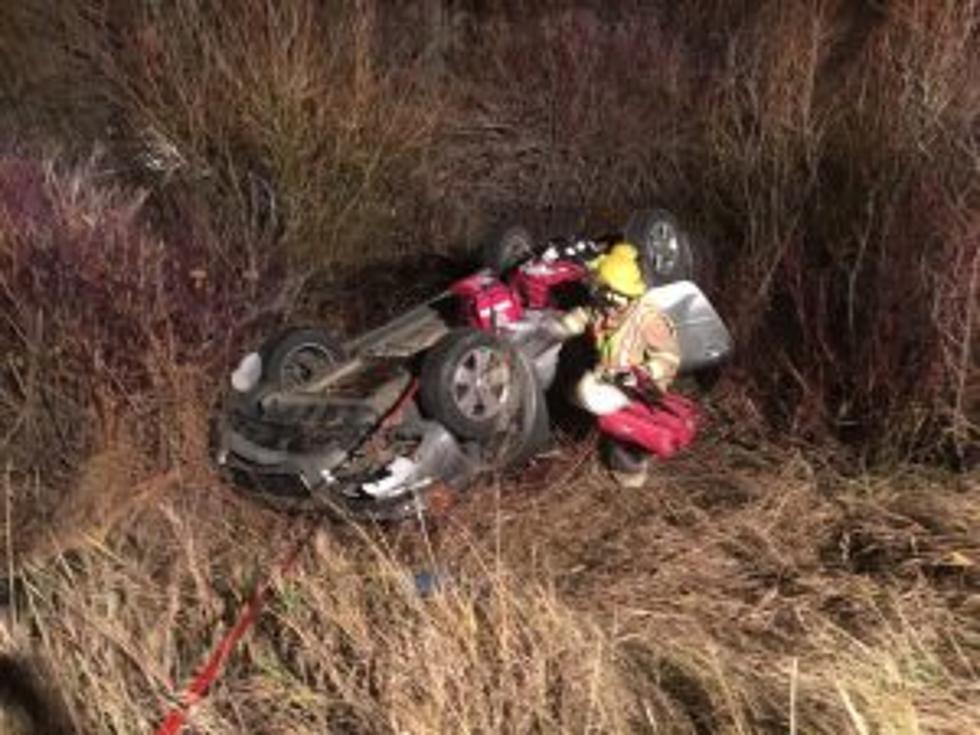 Fort Ellis Fire Dept Respond to Rollover Crash on Trail Creek