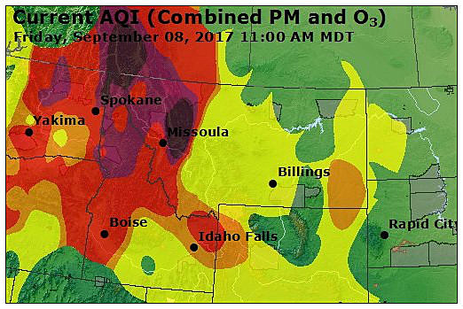 Montana Air Quality Alert Issued [MAP]