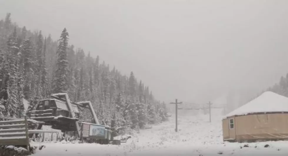 Montana Ski Resorts See First Snow of the Season [WATCH]