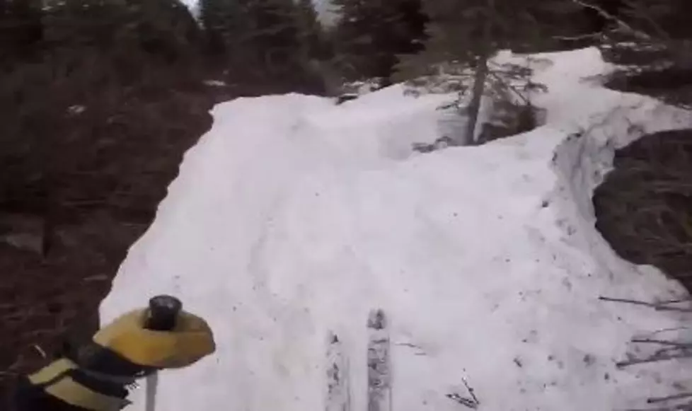 Watch Skier Make the Most of Last Patch of Snow