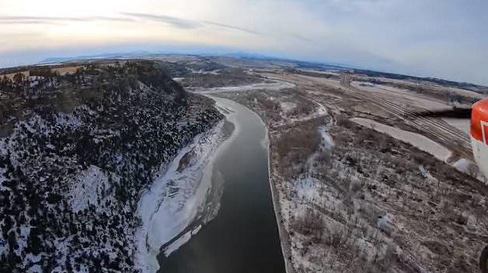 Awesome Aerial Video Follows Yellowstone River to Columbus