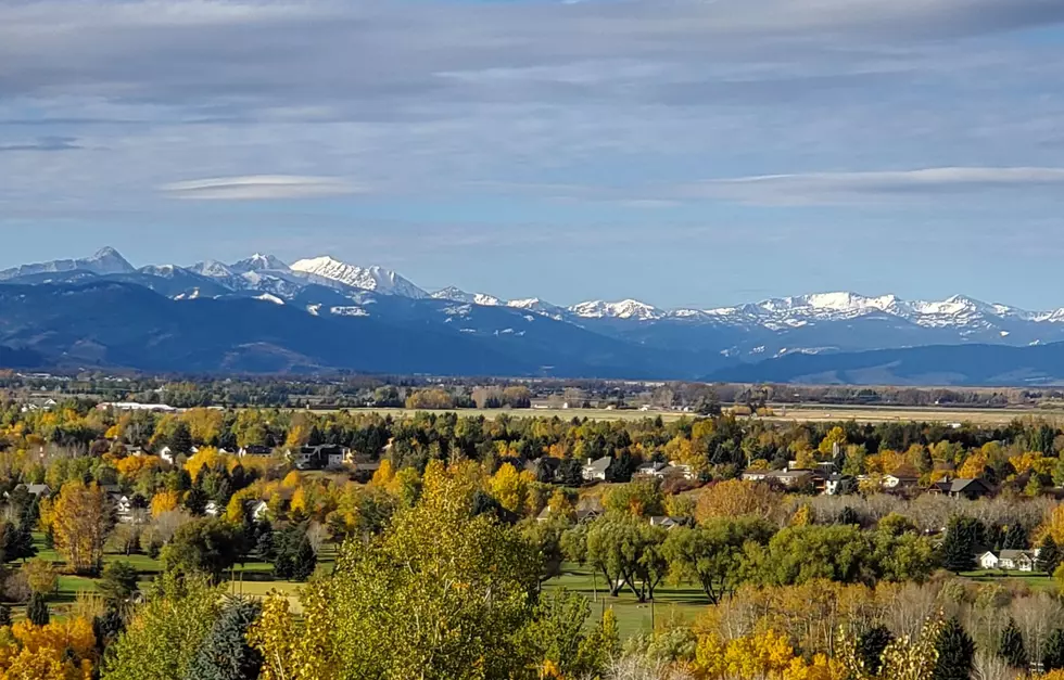 Spanish Peaks from Bozeman, Montana