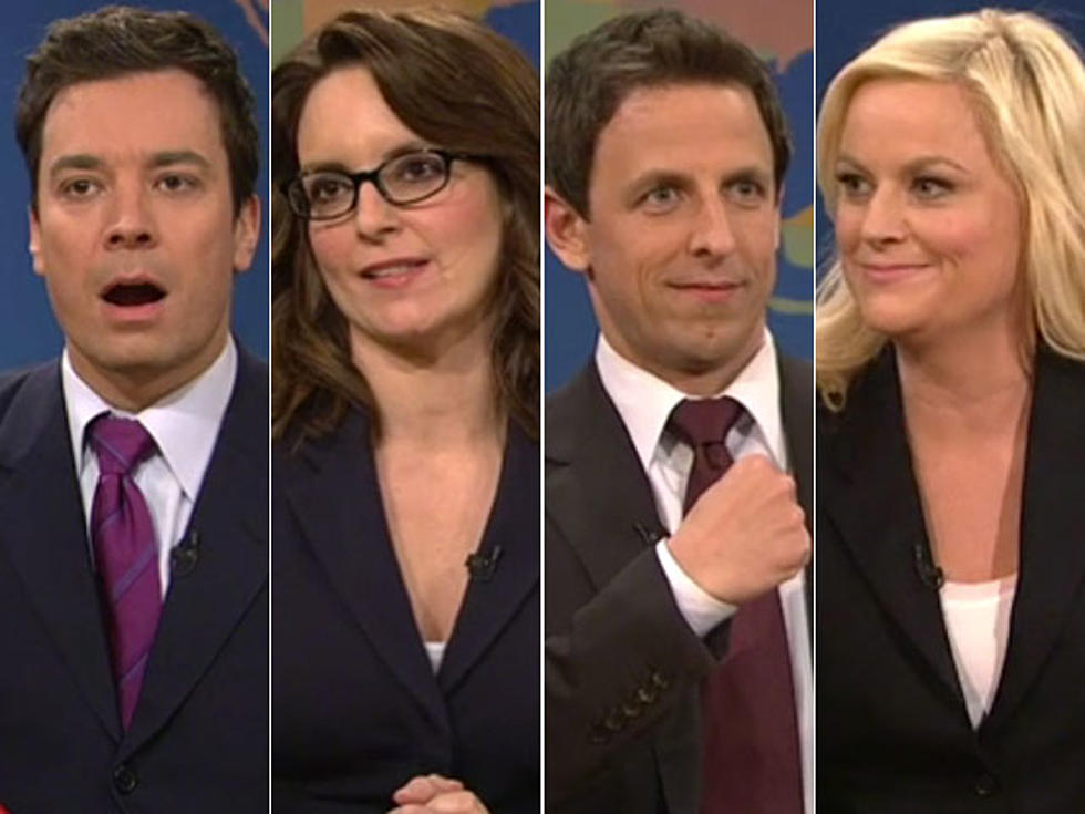 Jimmy Fallon and Tina Fey ‘Joke Off’ Against Amy Poehler and Weekend Update’s Seth Meyers on ‘SNL’ [VIDEO]