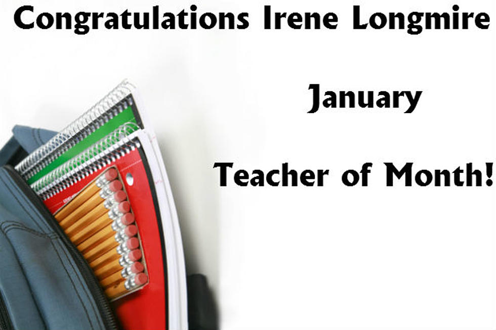 Congratulations Irene Longmire – January Teacher of the Month