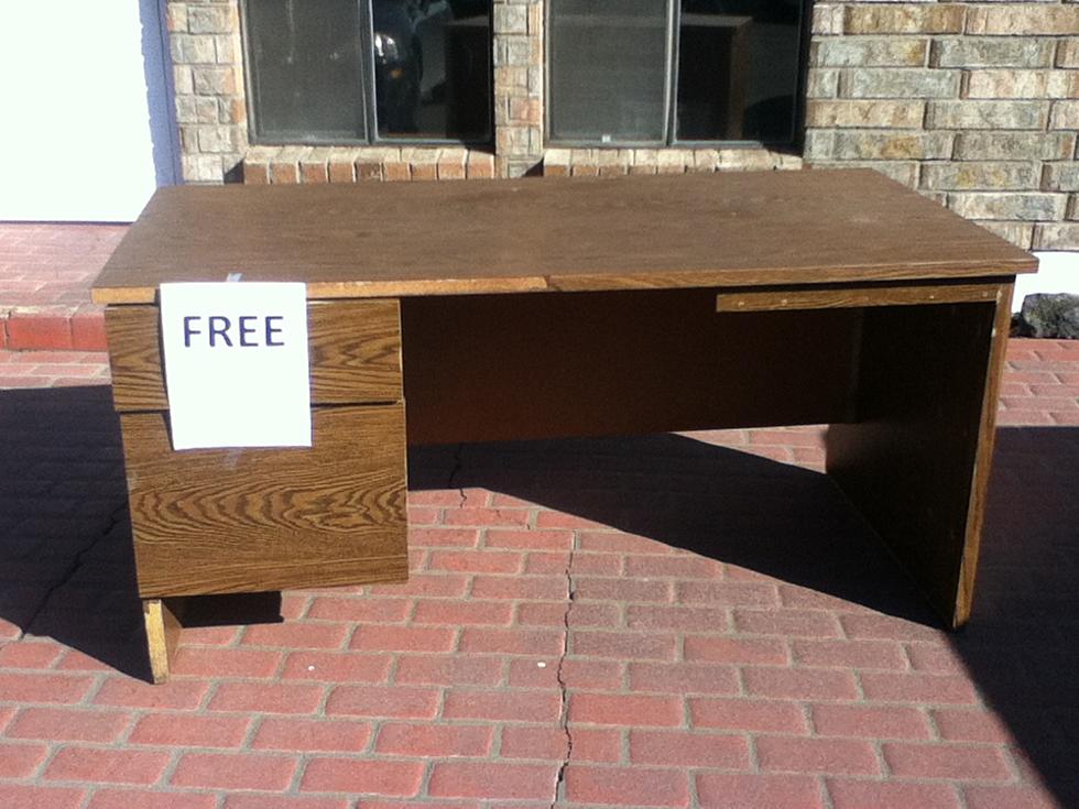 ‘Buy Nothing Project’ Not Working for Us — Anyone Want a Desk?