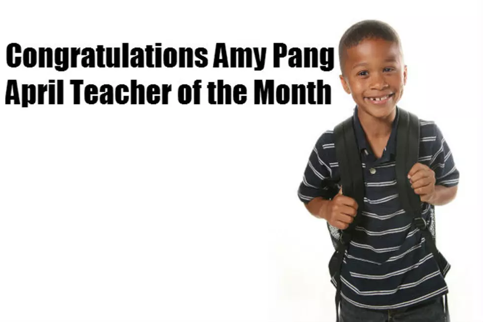 Congratulations Amy Pang, April Teacher of the Month!