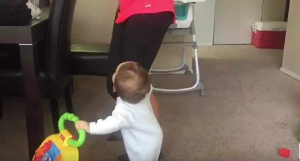 Faith Martin&#8217;s Baby Grand Son Tries to Dance! [VIDEO]