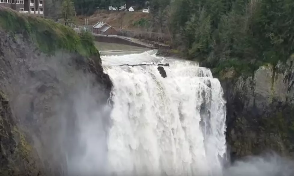 Watch Snoqualmie Falls Rage After Rapid Snow Melt Spring 2017