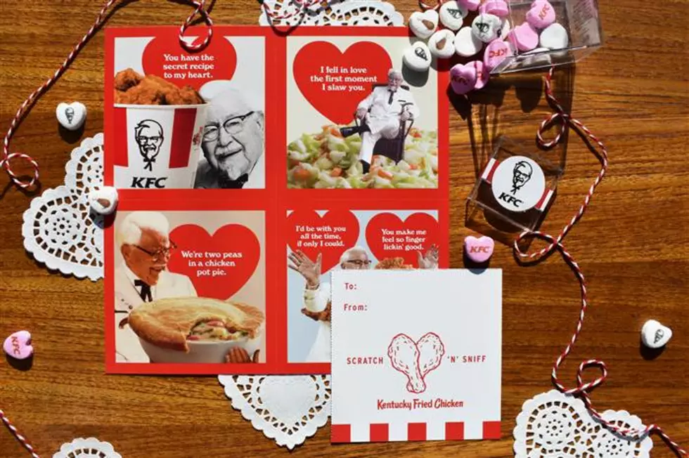 KFC is Offering Scratch and Sniff Valentines!