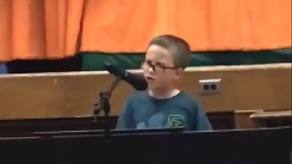 4th Grader Stuns Talent Show With Rendition of “Imagine”