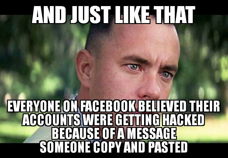 your facebook was no clone