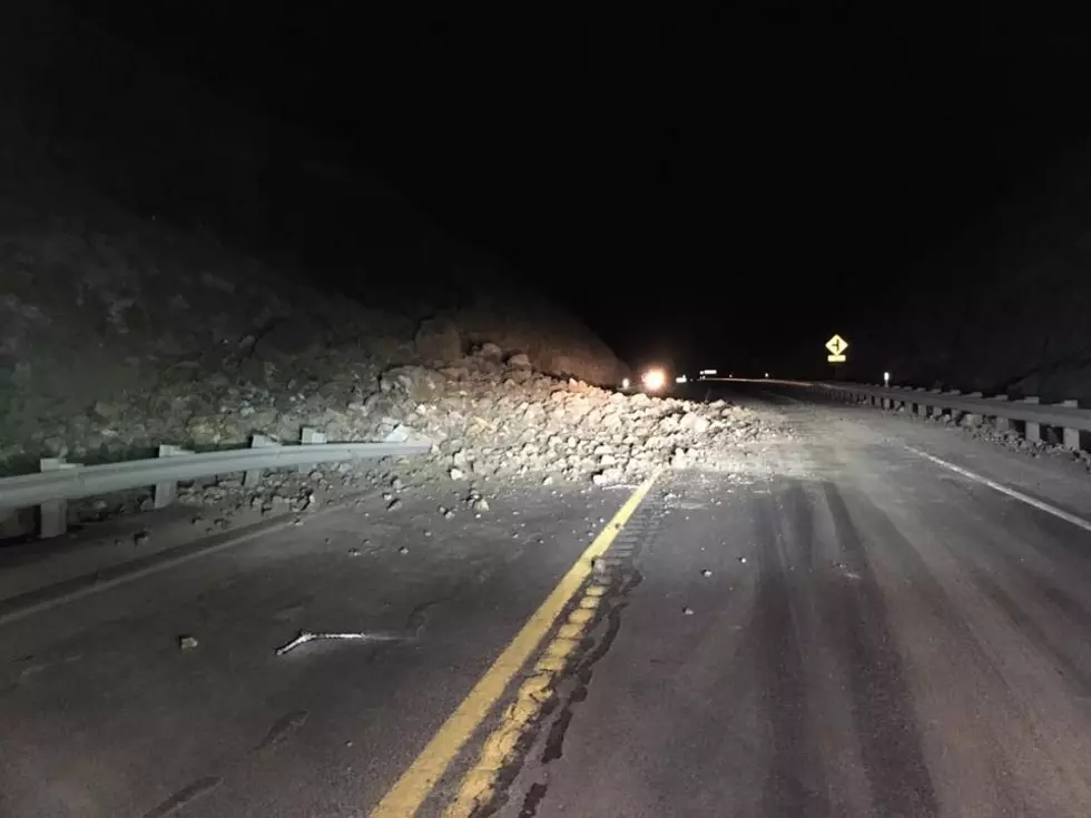 Mesa Rock Slide Slows Traffic Along SR 17