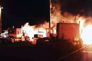 7 Semi-Trucks in Franklin County Burst into Flames