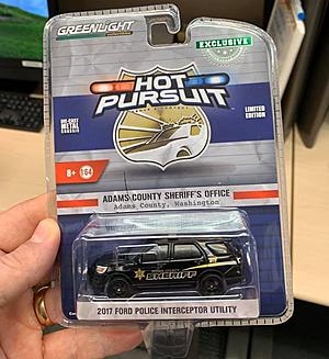 Adams County Sheriff Offers up Sweet Die-Cast Collectibles [PHOTO]