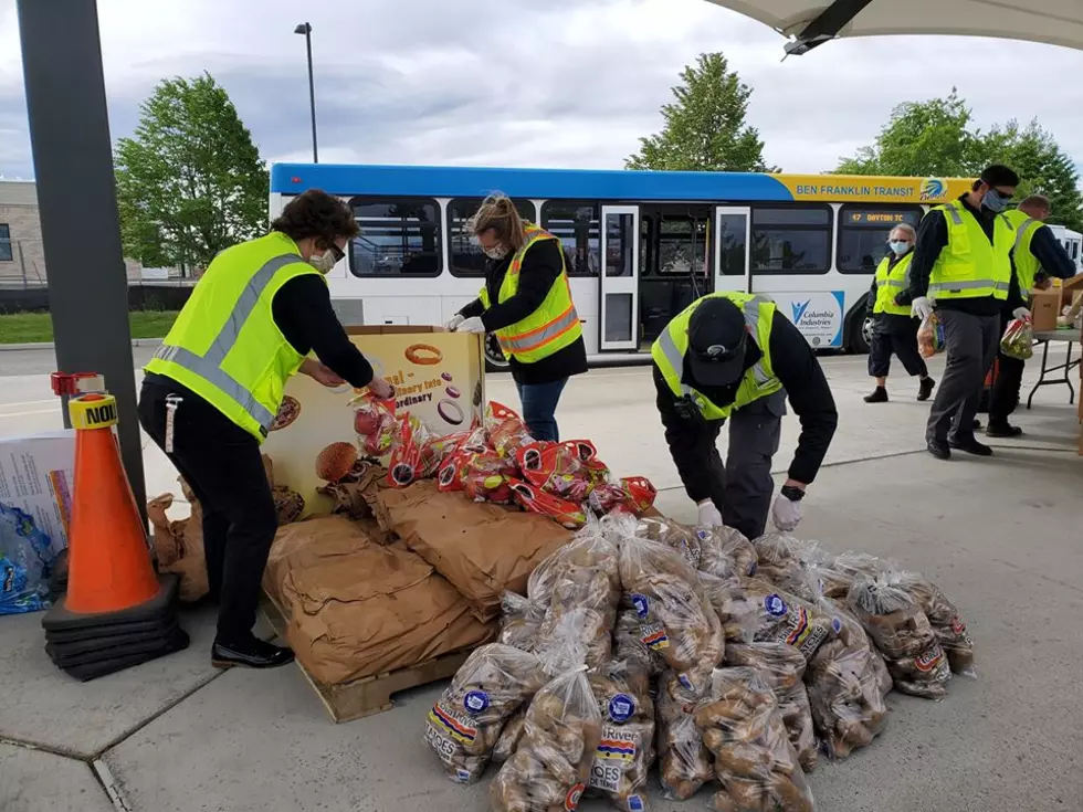 Ben Franklin Transit and 2nd Harvest Host Another FREE Food Drop