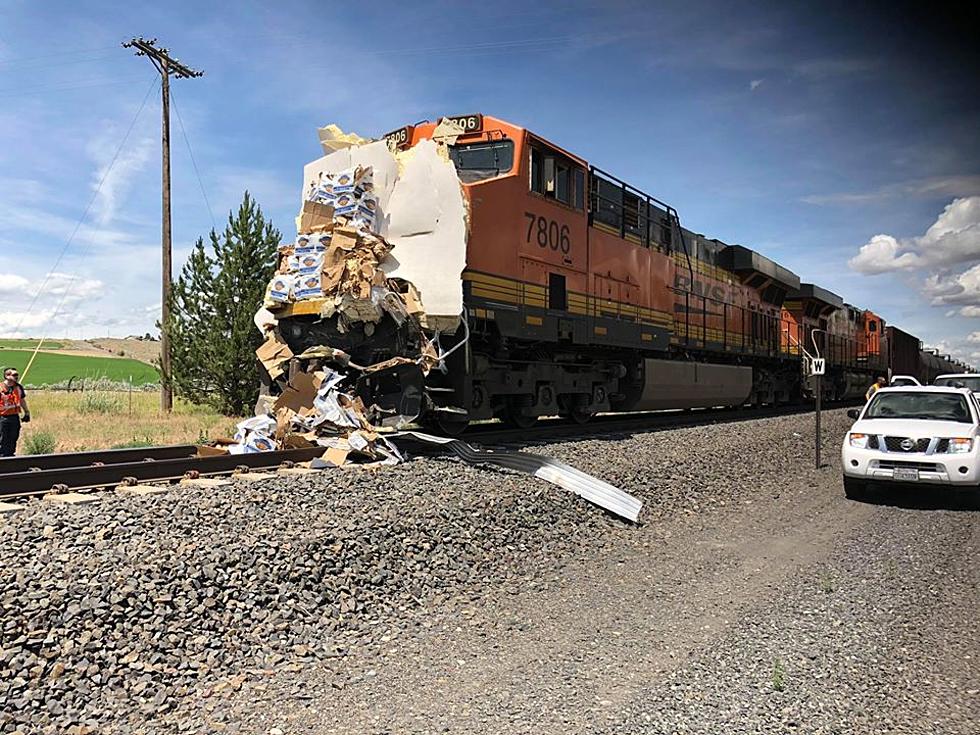 Semi-Truck Plows into Train &#8211; Train Wins Duel [Photos]