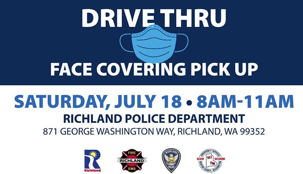 Richland Hosts Drive-Thru Face Covering Event