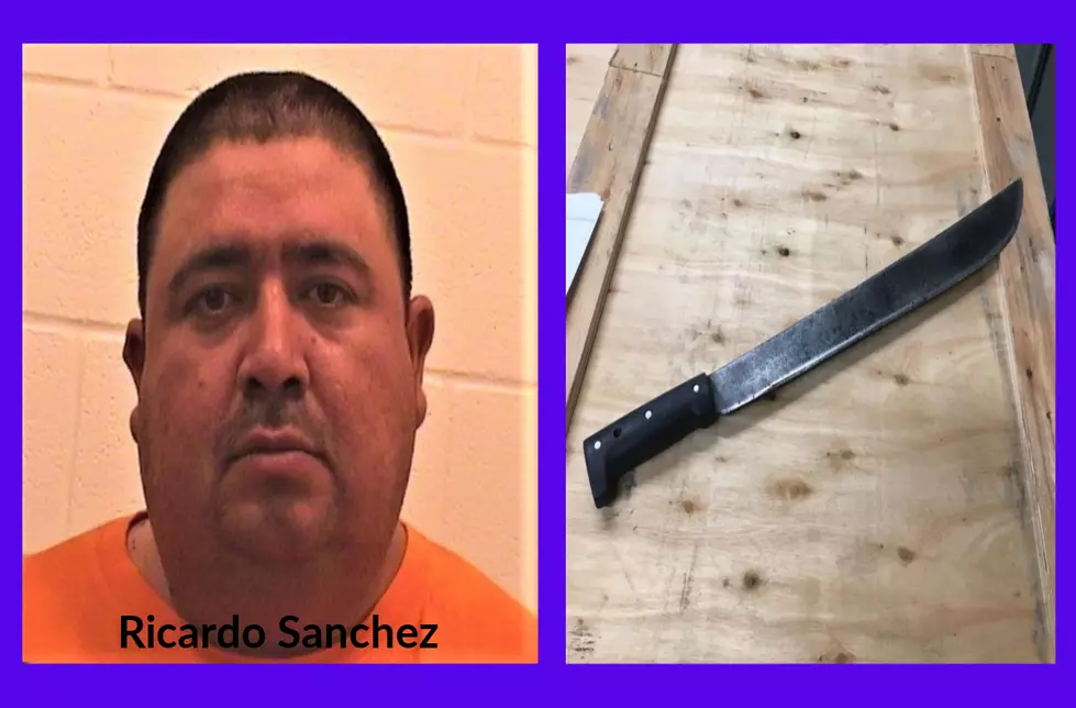 Man Arrested for Waiving a Machete and Making Threats