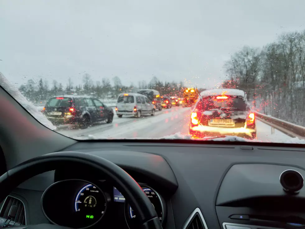 Slick Roads in East OR, I-84 WB Closed at Ontario, EB Baker City