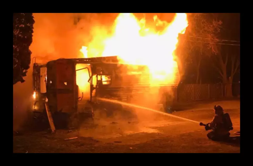 Fifth Wheel Trailer Destroyed in Kennewick Fire [VIDEO]