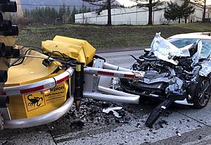 Accident Takes Out Crash Truck On I-90, Alcohol Involved [PHOTOS]