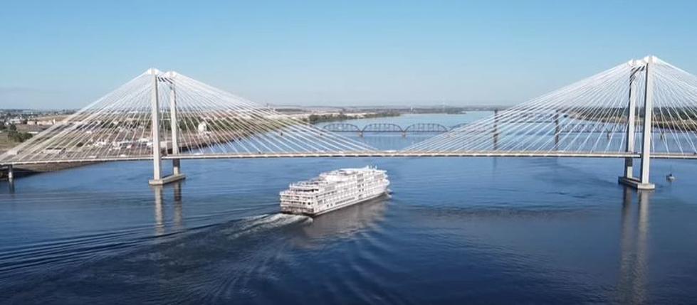 Check Out Two Cruise Ships Navigating Under The Cable Bridge