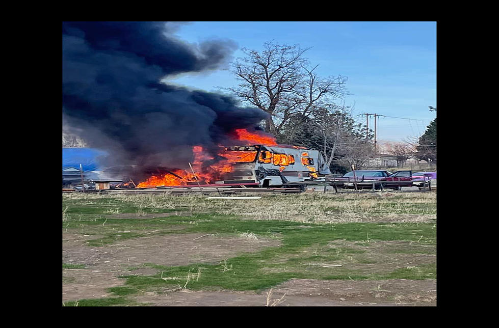 Woman and Dog Narrowly Escape Dangerous Benton City Camper Fire