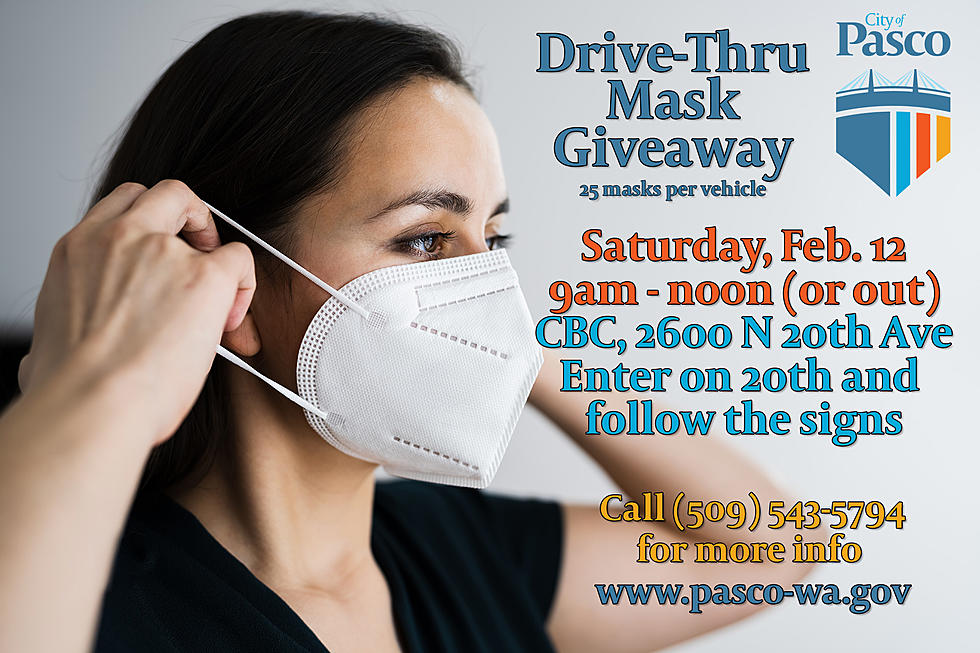 FREE KN90 Mask Drive-Thru Giveaway THIS Saturday at CBC in Pasco