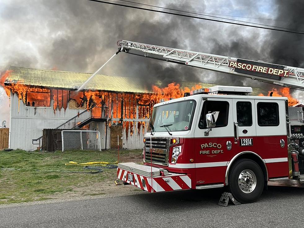 2nd Fire In a Year Finds Pasco Building a Total Loss