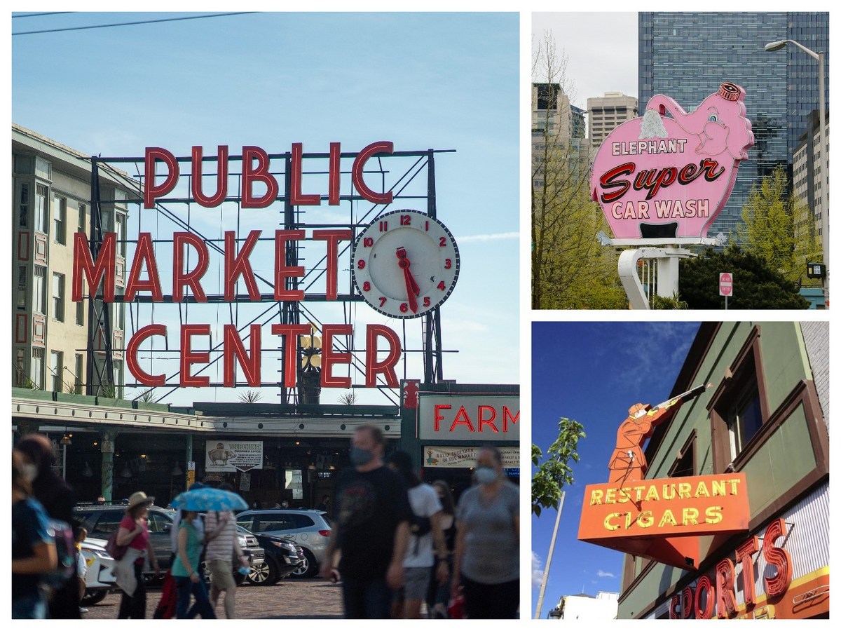 Seattle Information Sign See: 10 Of the Most Iconic Signs and Displays in Washington State