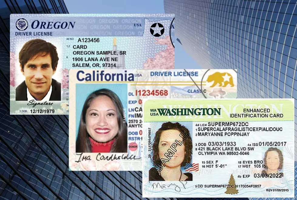 Real ID Enhanced ID Requirements WA CA OR