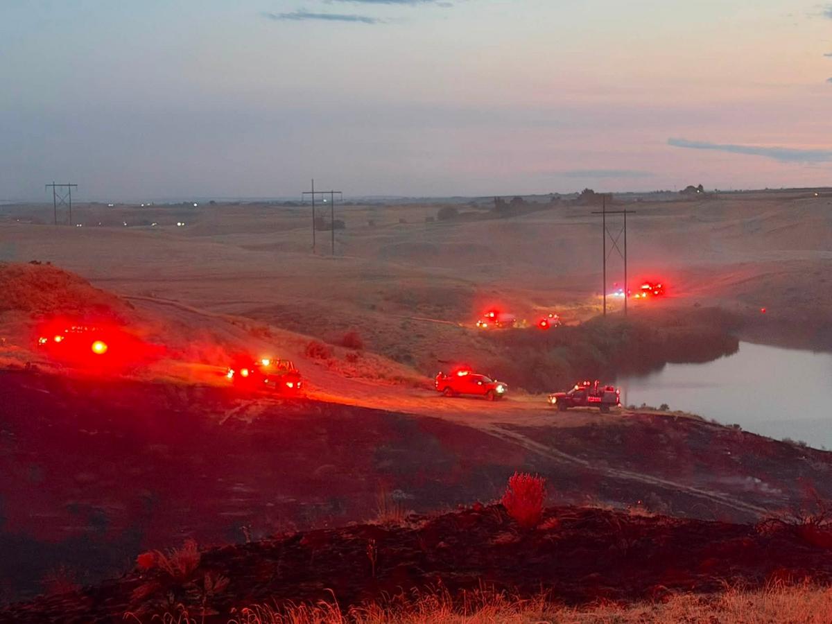 20 Fire Trucks Respond After Illegal Bonfire Sparks 20-Acre Fire in Franklin County