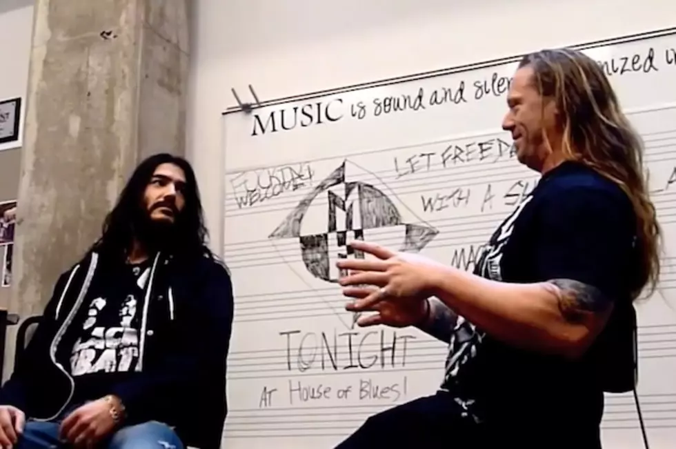 Machine Head Members Chat Up Music Class at Oklahoma High School