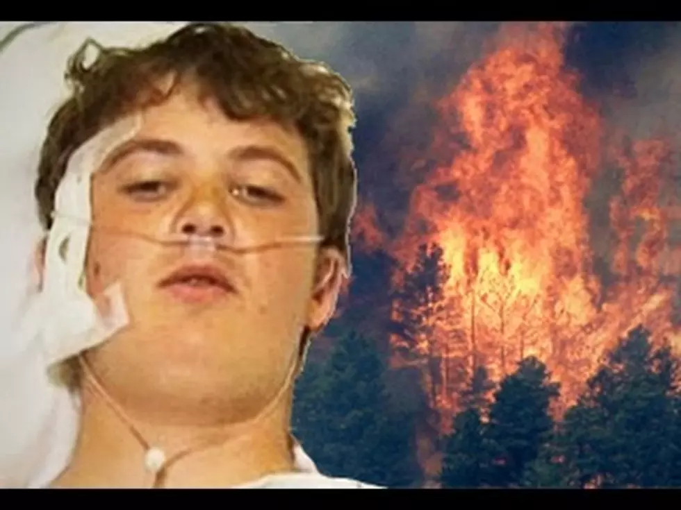 Heroic Teen J.D.Tennapels Wildfire Rescue-Waste Time At Work Minute