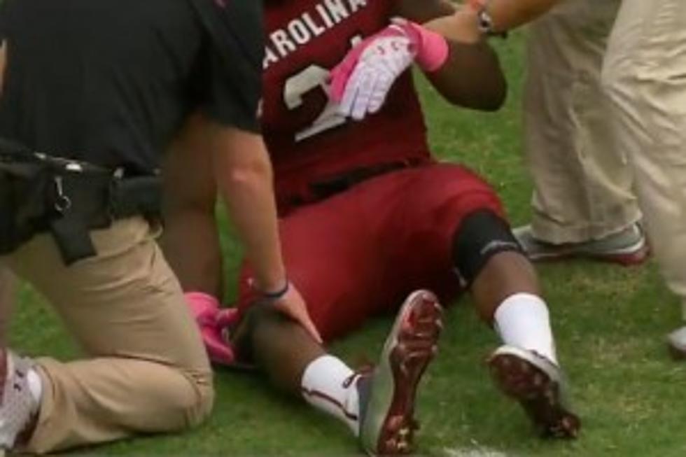 South Carolina Running Back Marcus Lattimore Suffers Gruesome Leg Injury [VIDEO]