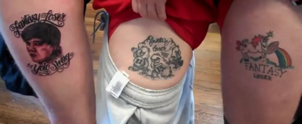 Fantasy Football Tattoo League is an Idiot Genius Idea [VIDEO]