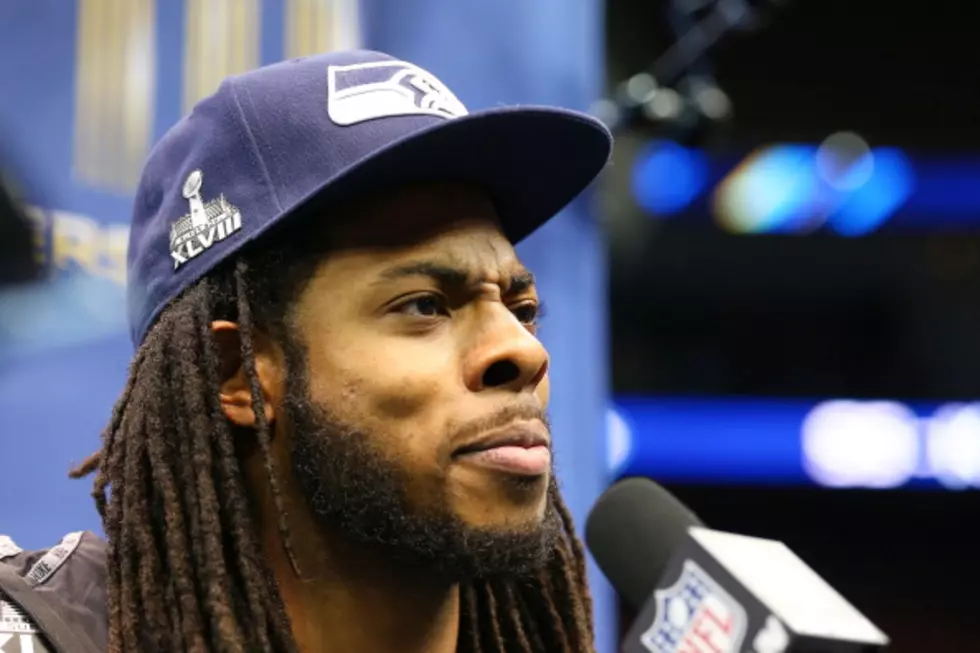Richard Sherman Asked About Strip Clubs During Super Bowl XLVIII Media Day [VIDEO]