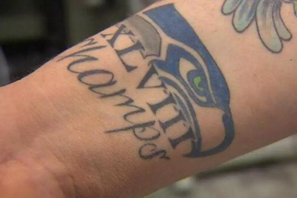 Highly Confident Seattle Seahawks Fan Gets Super Bowl Champs Tattoo [VIDEO]