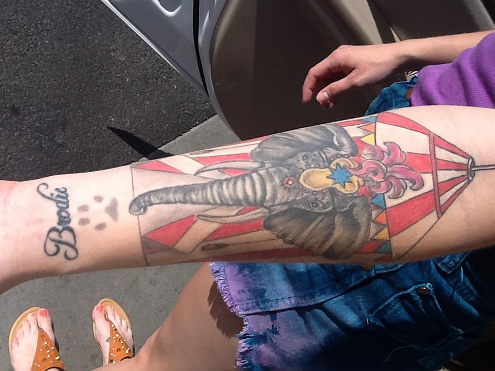 Woman’s Circus Tattoos Honor Grandmother — A Former Elephant Trainer [VIDEO + PHOTOS]