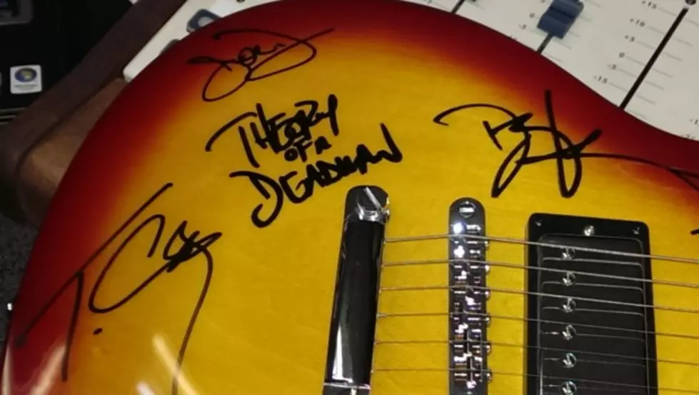 Get Ready to Win the Theory of a Deadman Guitar at 5:15!