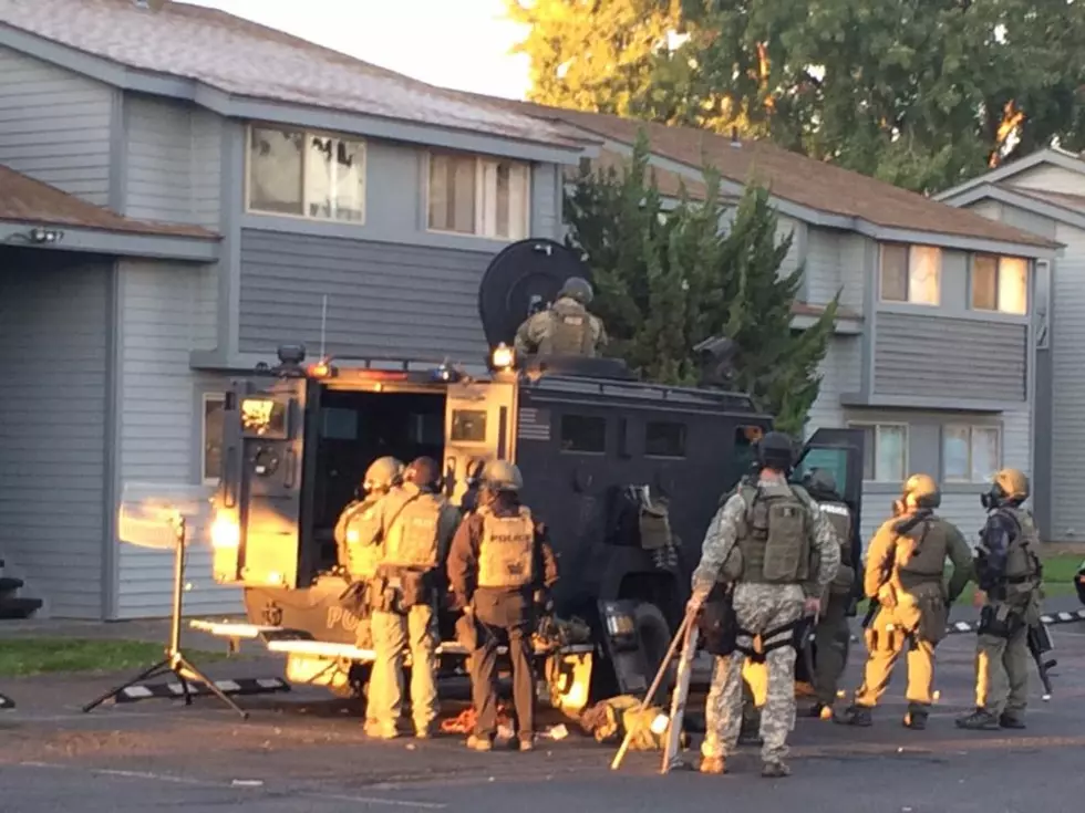 SWAT Called After Man Tries to Set Neighbor’s Door on Fire
