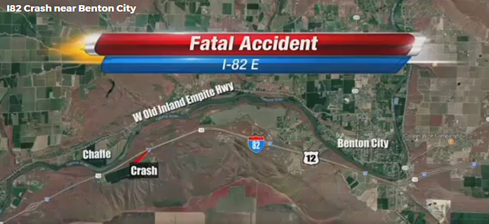Three Car I-82 Crash Kills Two, Injuries Another Near Benton City