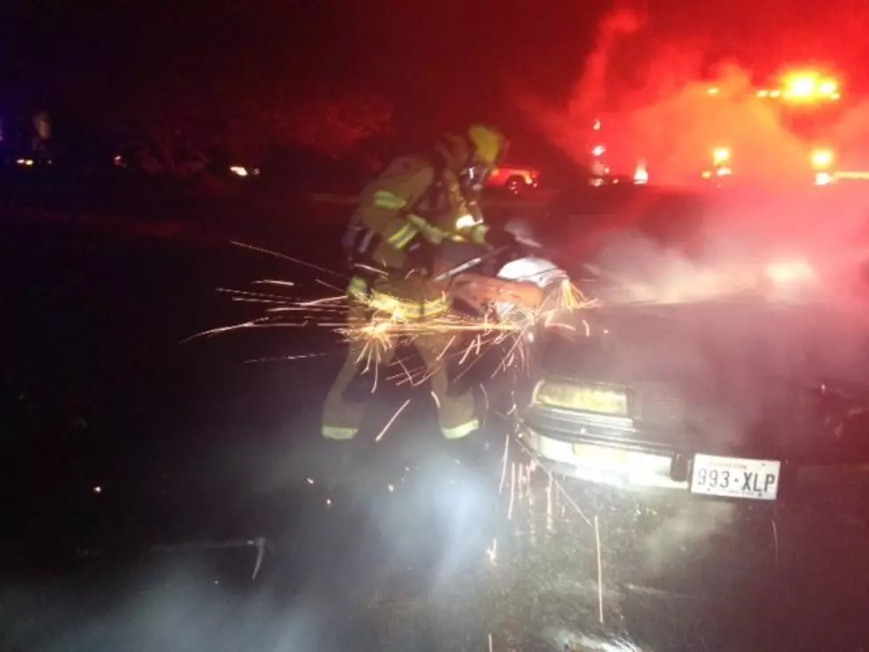 Car Catches Fire in Kennewick!