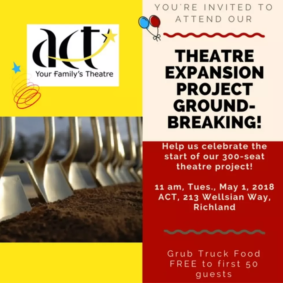 ACT Breaks Ground on New 300 Seat Theatre Tuesday, May 1 at 11:00 a.m.
