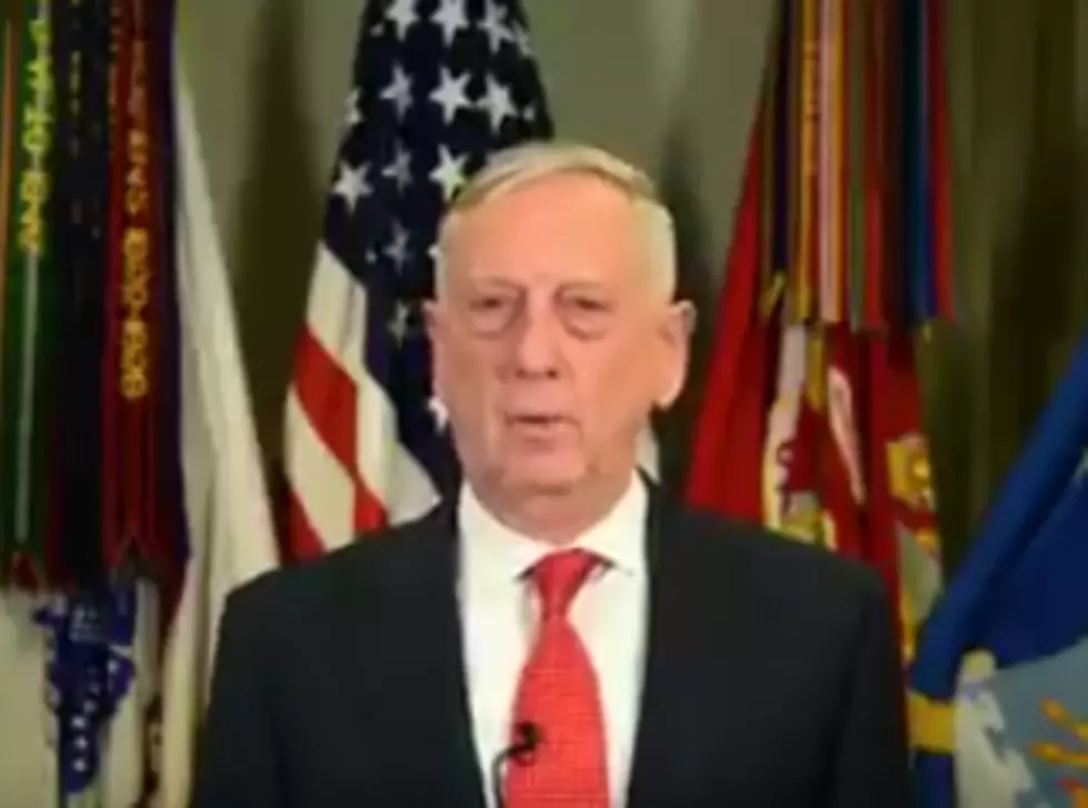Watch Secretary Mattis Deliver Final Christmas Message to the Troops