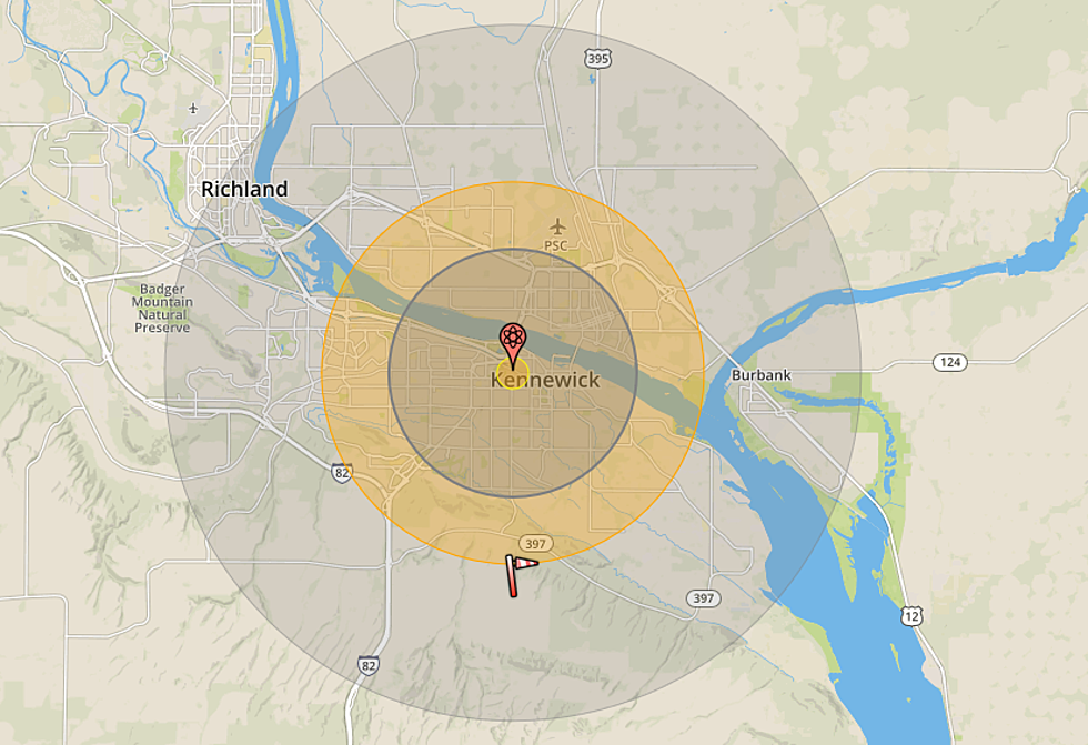 See What Tri-Cities Might Look Like After a Nuclear Bomb Blast