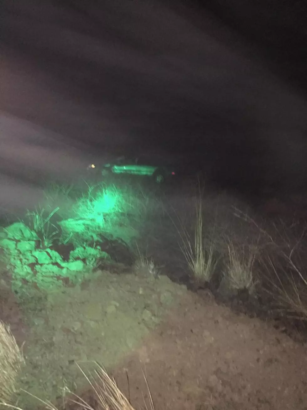 Three Juveniles Uninjured in 50 Foot Downhill Rollover Crash