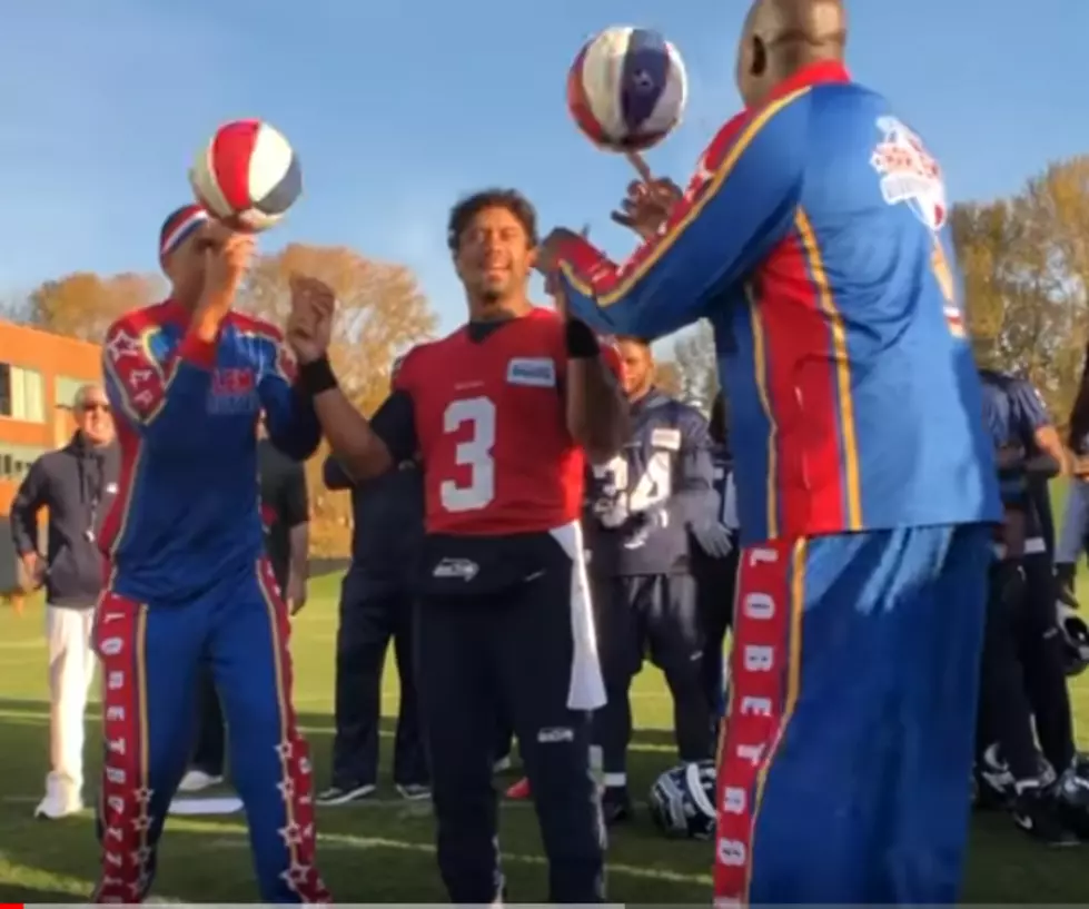 Watch Who Wins in a Seahawks v Globetrotters Exhibition [VIDEO]