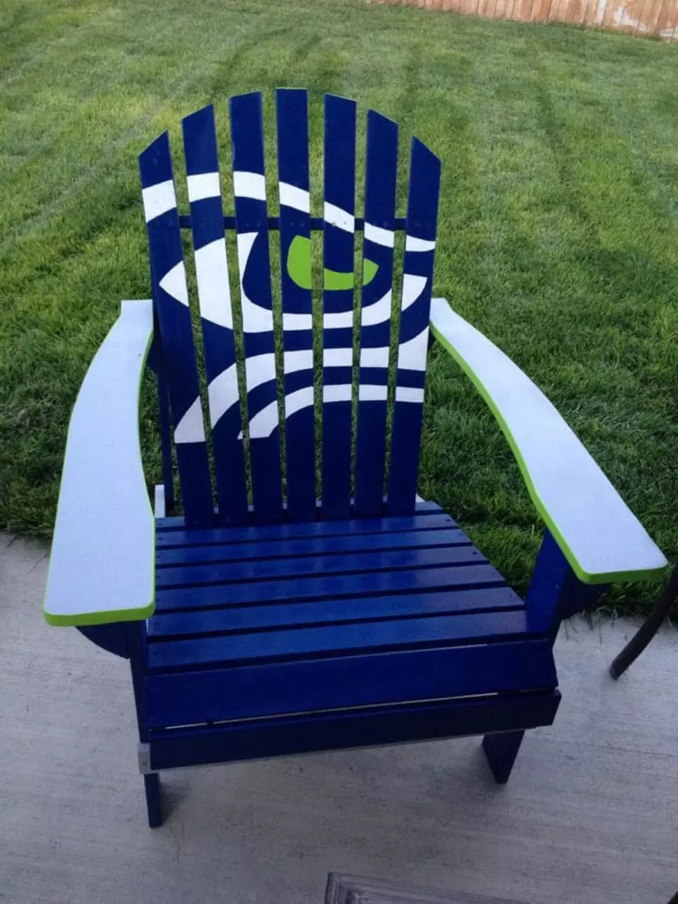 Have You Seen This Stolen Custom Made Seattle Seahawks Chair?